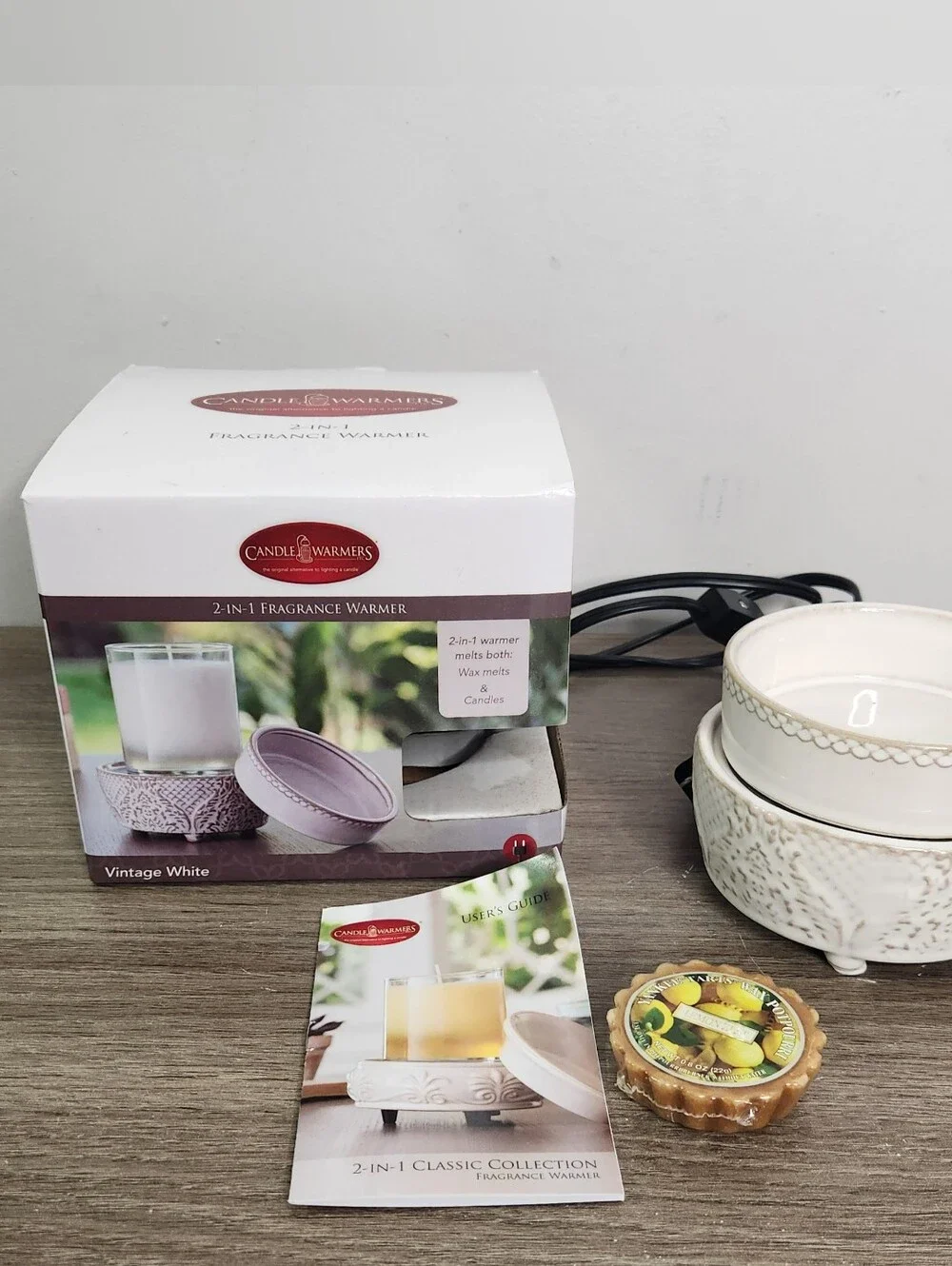 CANDLE WARMERS 2-in-1 Candle & Wax Melt